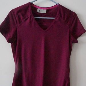 Athleta Purple Short Sleeve Top Size S